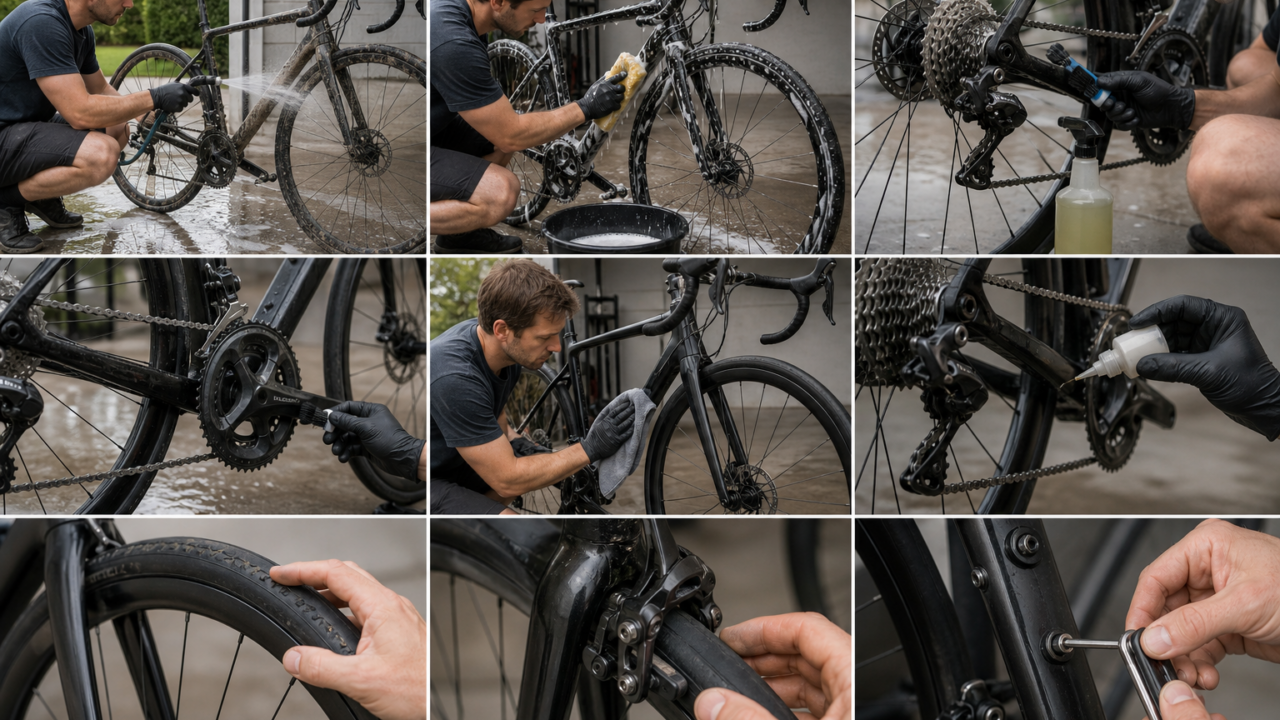 Je fiets schoonmaken in 6 stappen
