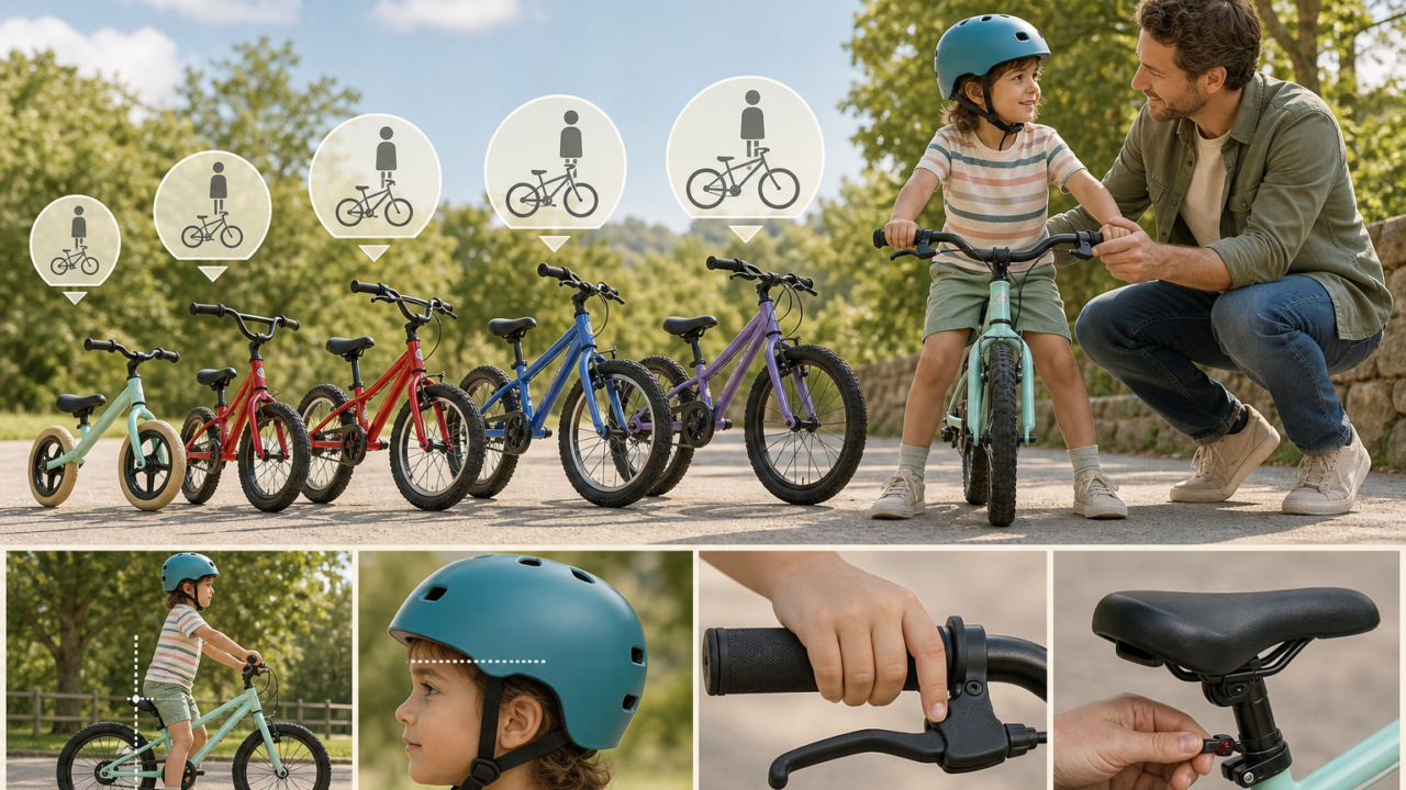 De juiste maat kinderfiets kiezen
