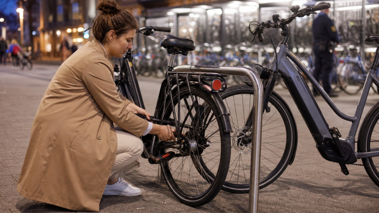 Veilig je fiets op slot zetten